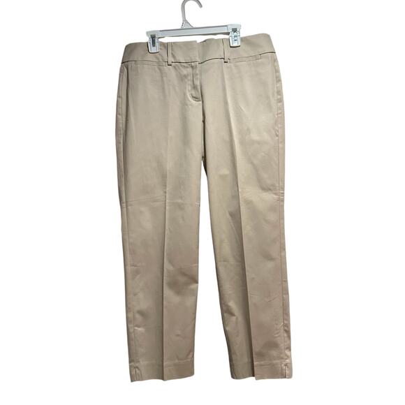 Ann Taylor Signature Pants Crop NWT Size 4   98% Cotton 2% Spandex  Preppy - Picture 1 of 12